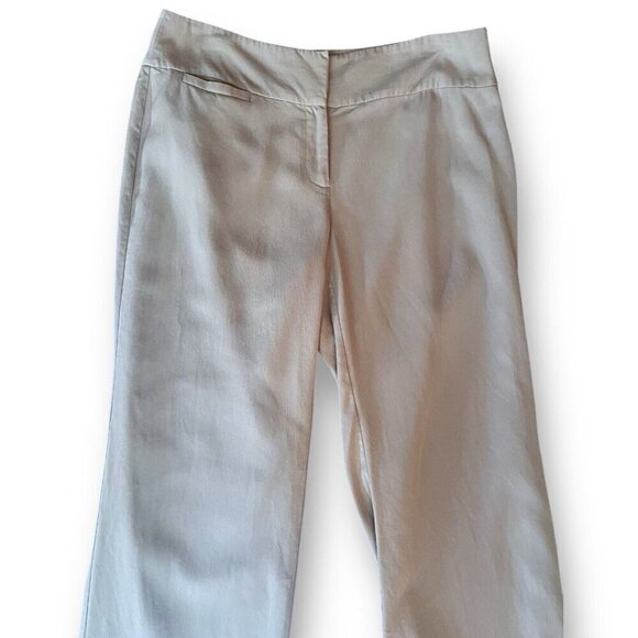Eileen Fisher Womens Trouser Sz 8 Gray Tencel Straight Wide Leg Minimalist Pant - Picture 3 of 8